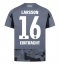 Eintracht Frankfurt Hugo Larsson #16 3rd trikot 2025-26 Kurzarm Eintracht Frankfurt Hugo Larsson #16 3rd trikot 2025-26 Kurzarm