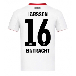 Eintracht Frankfurt Hugo Larsson #16 Auswärtstrikot 2025-26 Kurzarm Eintracht Frankfurt Hugo Larsson #16 Auswärtstrikot 2025-26 Kurzarm
