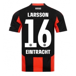 Eintracht Frankfurt Hugo Larsson #16 Heimtrikot 2025-26 Kurzarm Eintracht Frankfurt Hugo Larsson #16 Heimtrikot 2025-26 Kurzarm
