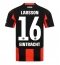 Eintracht Frankfurt Hugo Larsson #16 Heimtrikot 2025-26 Kurzarm Eintracht Frankfurt Hugo Larsson #16 Heimtrikot 2025-26 Kurzarm