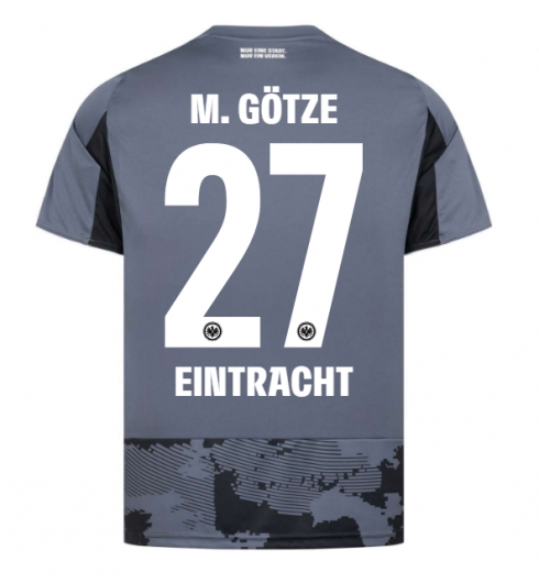 Eintracht Frankfurt Mario Gotze #27 3rd trikot 2025-26 Kurzarm Eintracht Frankfurt Mario Gotze #27 3rd trikot 2025-26 Kurzarm