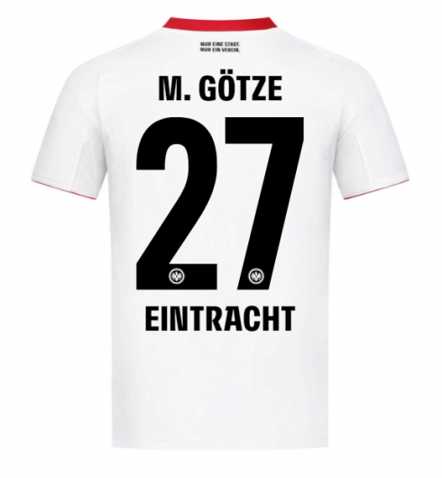 Eintracht Frankfurt Mario Gotze #27 Auswärtstrikot 2025-26 Kurzarm Eintracht Frankfurt Mario Gotze #27 Auswärtstrikot 2025-26 Kurzarm