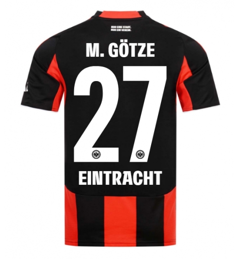 Eintracht Frankfurt Mario Gotze #27 Heimtrikot 2025-26 Kurzarm Eintracht Frankfurt Mario Gotze #27 Heimtrikot 2025-26 Kurzarm