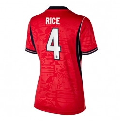 England Declan Rice #4 Auswärtstrikot Frauen WM 2026 Kurzarm