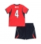 England Declan Rice #4 Auswärtstrikot Kinder WM 2026 Kurzarm (+ kurze hosen)