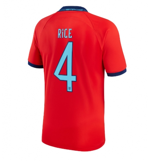 England Declan Rice #4 Auswärtstrikot WM 2022 Kurzarm