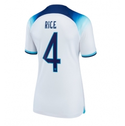 England Declan Rice #4 Heimtrikot Frauen WM 2022 Kurzarm