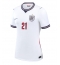 England Eberechi Eze #21 Heimtrikot Frauen WM 2026 Kurzarm England Eberechi Eze #21 Heimtrikot Frauen WM 2026 Kurzarm