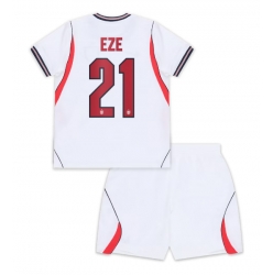 England Eberechi Eze #21 Heimtrikot Kinder WM 2026 Kurzarm (+ kurze hosen)
