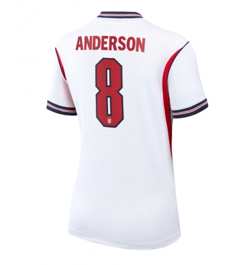 England Elliot Anderson #8 Heimtrikot Frauen WM 2026 Kurzarm England Elliot Anderson #8 Heimtrikot Frauen WM 2026 Kurzarm