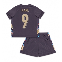 England Harry Kane #9 Auswärtstrikot Kinder EM 2024 Kurzarm (+ kurze hosen)