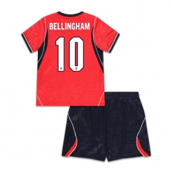 England Jude Bellingham #10 Auswärtstrikot Kinder WM 2026 Kurzarm (+ kurze hosen)