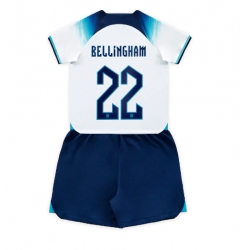 England Jude Bellingham #22 Heimtrikot Kinder WM 2022 Kurzarm (+ kurze hosen)
