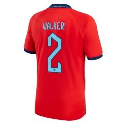 England Kyle Walker #2 Auswärtstrikot WM 2022 Kurzarm
