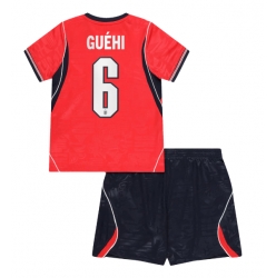 England Marc Guehi #6 Auswärtstrikot Kinder WM 2026 Kurzarm (+ kurze hosen)