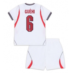 England Marc Guehi #6 Heimtrikot Kinder WM 2026 Kurzarm (+ kurze hosen)
