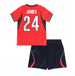 England Reece James #24 Auswärtstrikot Kinder WM 2026 Kurzarm (+ kurze hosen)