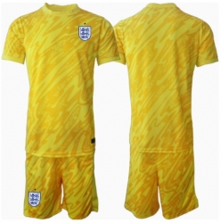 England Torwart Auswärtstrikot Kinder EM 2024 Kurzarm (+ kurze hosen)