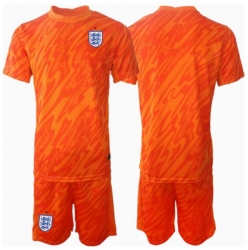 England Torwart Heimtrikot Kinder EM 2024 Kurzarm (+ kurze hosen)
