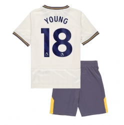 Everton Ashley Young #18 3rd trikot Kinder 2024-25 Kurzarm (+ kurze hosen)