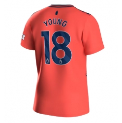 Everton Ashley Young #18 Auswärtstrikot 2023-24 Kurzarm