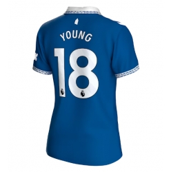 Everton Ashley Young #18 Heimtrikot Frauen 2023-24 Kurzarm