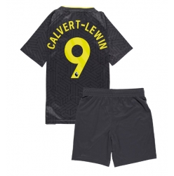 Everton Dominic Calvert-Lewin #9 Auswärtstrikot Kinder 2024-25 Kurzarm (+ kurze hosen)
