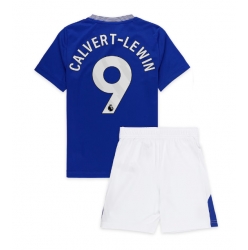 Everton Dominic Calvert-Lewin #9 Heimtrikot Kinder 2024-25 Kurzarm (+ kurze hosen)