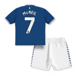 Everton Dwight McNeil #7 Heimtrikot Kinder 2023-24 Kurzarm (+ kurze hosen)