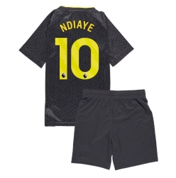 Everton Iliman Ndiaye #10 Auswärtstrikot Kinder 2024-25 Kurzarm (+ kurze hosen)