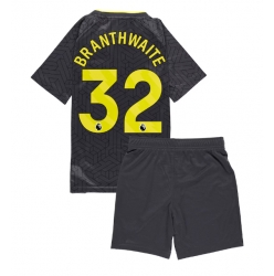 Everton Jarrad Branthwaite #32 Auswärtstrikot Kinder 2024-25 Kurzarm (+ kurze hosen)