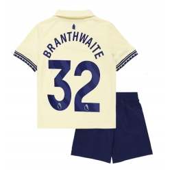 Everton Jarrad Branthwaite #32 Auswärtstrikot Kinder 2025-26 Kurzarm (+ kurze hosen)