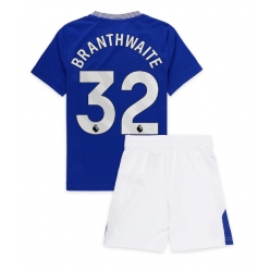 Everton Jarrad Branthwaite #32 Heimtrikot Kinder 2024-25 Kurzarm (+ kurze hosen)