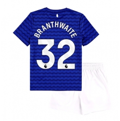 Everton Jarrad Branthwaite #32 Heimtrikot Kinder 2025-26 Kurzarm (+ kurze hosen)