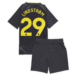 Everton Jesper Lindstrom #29 Auswärtstrikot Kinder 2024-25 Kurzarm (+ kurze hosen)