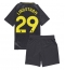 Everton Jesper Lindstrom #29 Auswärtstrikot Kinder 2024-25 Kurzarm (+ kurze hosen)