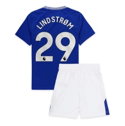 Everton Jesper Lindstrom #29 Heimtrikot Kinder 2024-25 Kurzarm (+ kurze hosen)