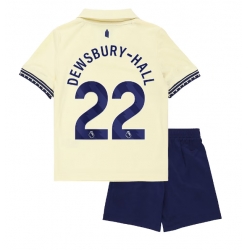 Everton Kiernan Dewsbury-Hall #22 Auswärtstrikot Kinder 2025-26 Kurzarm (+ kurze hosen)