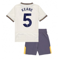 Everton Michael Keane #5 3rd trikot Kinder 2024-25 Kurzarm (+ kurze hosen)