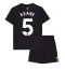 Everton Michael Keane #5 3rd trikot Kinder 2025-26 Kurzarm (+ kurze hosen)