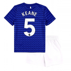 Everton Michael Keane #5 Heimtrikot Kinder 2025-26 Kurzarm (+ kurze hosen)