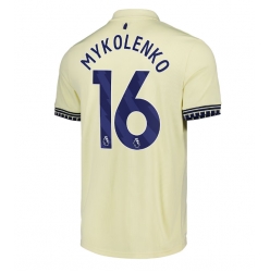Everton Vitaliy Mykolenko #16 Auswärtstrikot 2025-26 Kurzarm