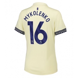 Everton Vitaliy Mykolenko #16 Auswärtstrikot Frauen 2025-26 Kurzarm