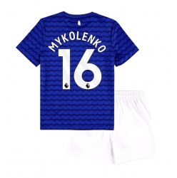 Everton Vitaliy Mykolenko #16 Heimtrikot Kinder 2025-26 Kurzarm (+ kurze hosen)