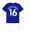 Everton Vitaliy Mykolenko #16 Heimtrikot Kinder 2025-26 Kurzarm (+ kurze hosen)