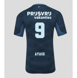 Feyenoord Ayase Ueda #9 Auswärtstrikot 2025-26 Kurzarm