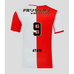 Feyenoord Ayase Ueda #9 Heimtrikot 2025-26 Kurzarm