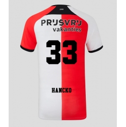 Feyenoord David Hancko #33 Heimtrikot 2024-25 Kurzarm