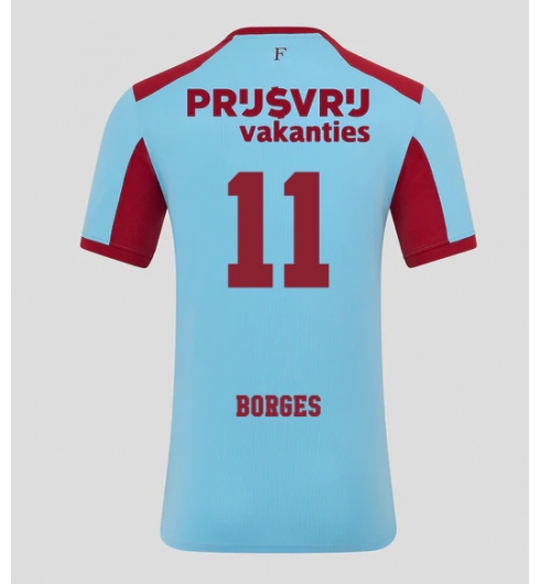 Feyenoord Goncalo Borges #11 3rd trikot 2025-26 Kurzarm Feyenoord Goncalo Borges #11 3rd trikot 2025-26 Kurzarm