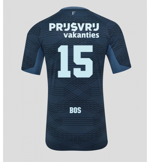 Feyenoord Jordan Bos #15 Auswärtstrikot 2025-26 Kurzarm Feyenoord Jordan Bos #15 Auswärtstrikot 2025-26 Kurzarm